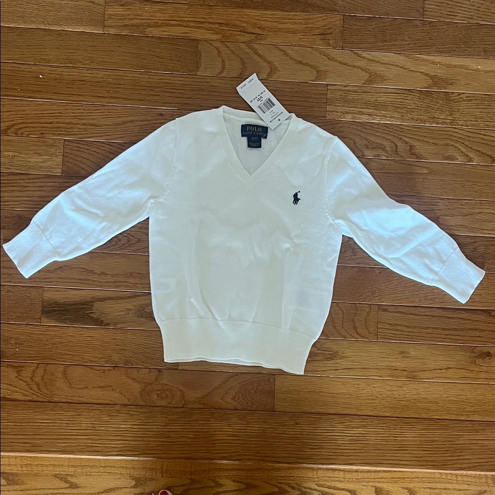 Polo by Ralph Lauren Kids' Classic White Sweater